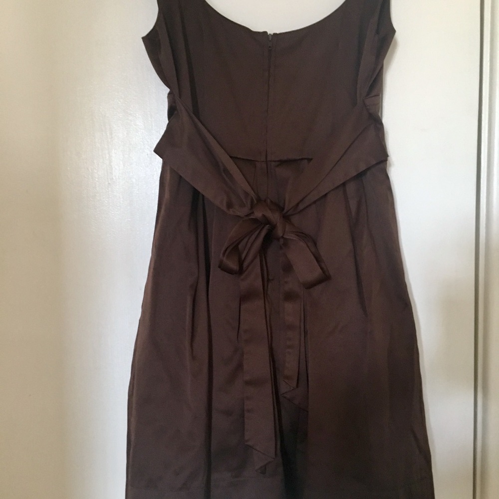 Brown cocktail dress